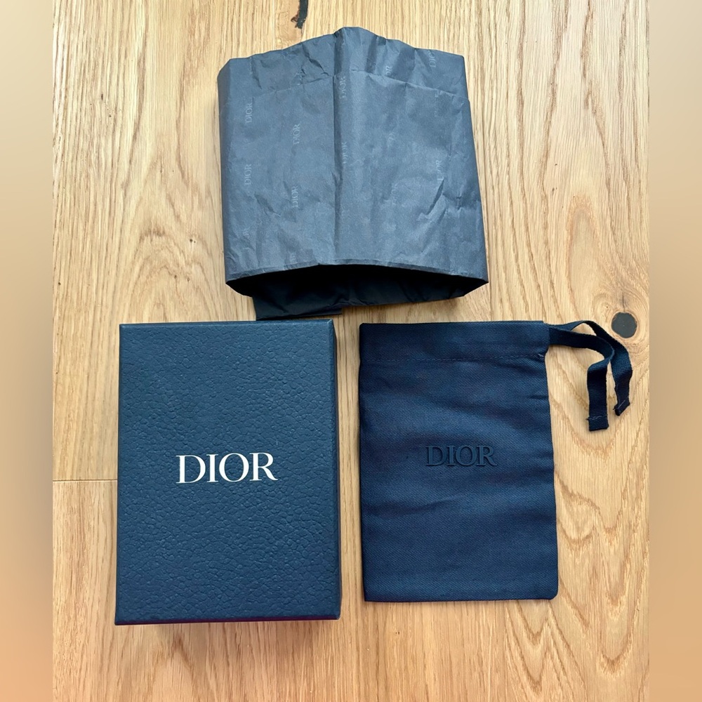 Authentic Dior Box, Pouch, and Tissue Paper.